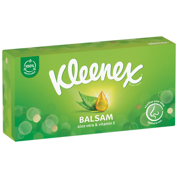 Mouchoirs balsam KLEENEX boîte x64