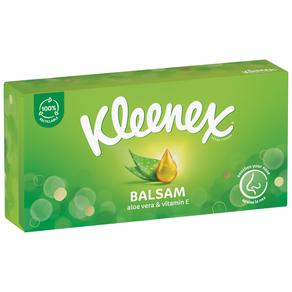 Mouchoirs balsam KLEENEX boîte x64