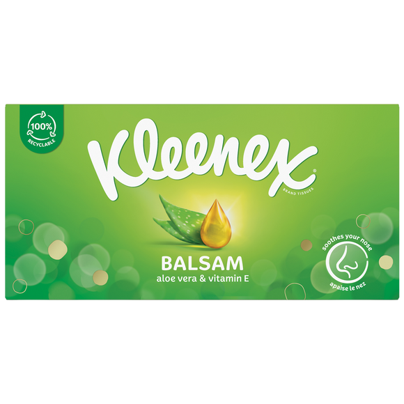 Mouchoirs balsam KLEENEX boîte x64