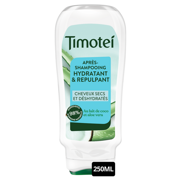 Après-Shampooing TIMOTEI hydratant et repulpant 250ml