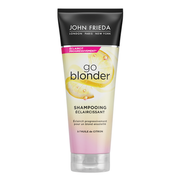 Shampooing éclaircissant go blonder JOHN FRIEDA, tube de 250ml