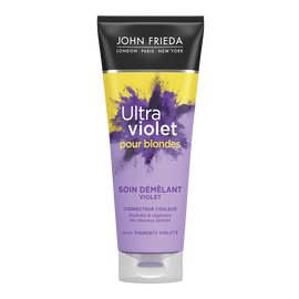 Soin cheveux démêlant ultra violet pour blondes JOHN FRIEDA 250ml