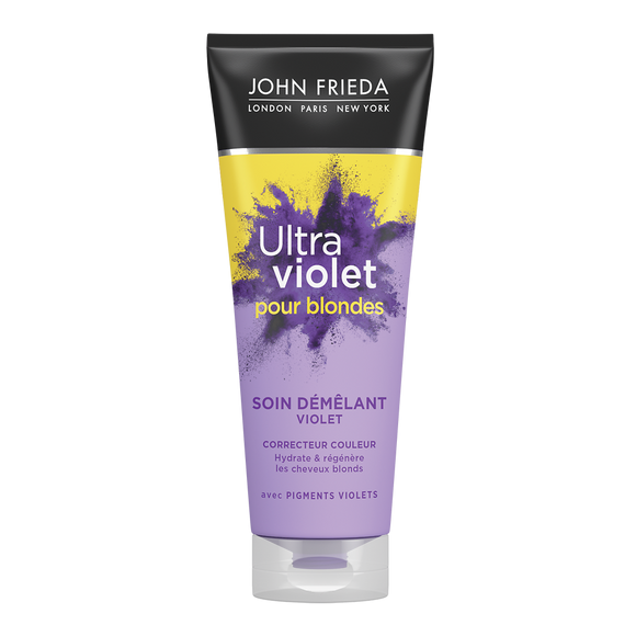 Soin cheveux démêlant ultra violet pour blondes JOHN FRIEDA 250ml