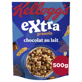 Céréales Extra Kellogg's Granola Chocolat au Lait - 500G
