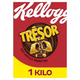 Céréales Trésor KELLOGG'S Chocolat Noisettes - 1Kg