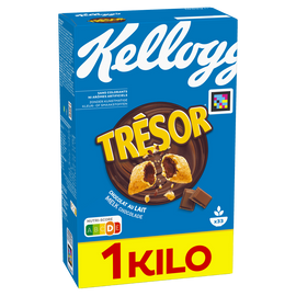 Céréales Trésor KELLOGG'S Chocolat au Lait - 1Kg