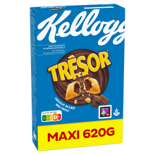 Céréales TRESOR chocolat au lait KELLOGG'S, paquet de 620g