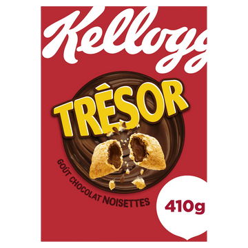 Céréales Trésor KELLOGG'S Chocolat Noisettes - 410g