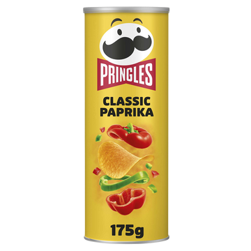 Chips tuiles Paprika PRINGLES - Boîte de 175g