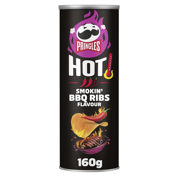 Chips Tuiles PRINGLES HOT BBQ Ribs - 160g