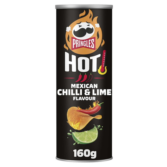 Chips Tuiles PRINGLES HOT Mexican Chili & Lime - 160g