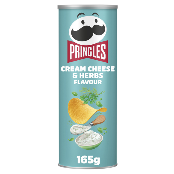 Chips Tuiles PRINGLES cream cheese & herbs 165g