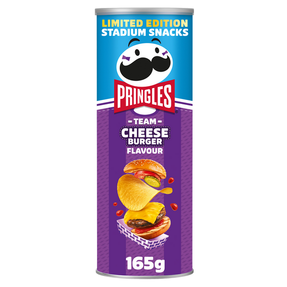 Chips tuiles cheese burger PRINGLES 165g