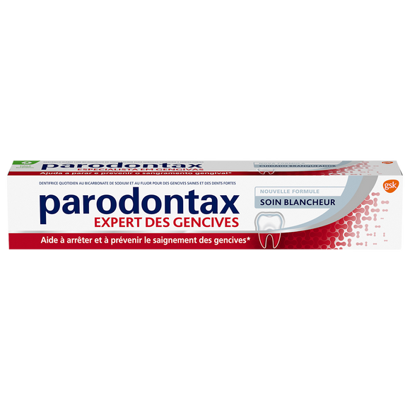 Dentifrice soin blancheur PARODONTAX, tube 75ml