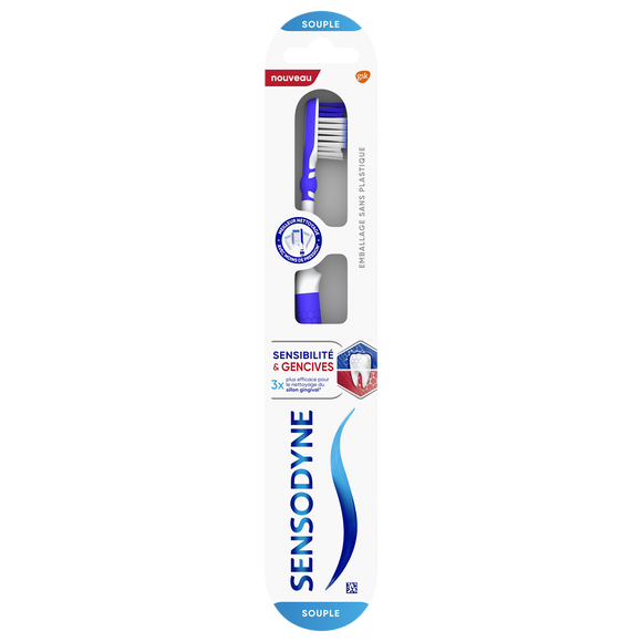 Brosse à dents sensibilité & gencives souple SENSODYNE