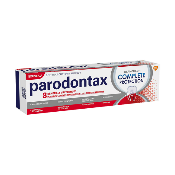 Dentifrice complète protection blancheur PARODONTAX, 75ml