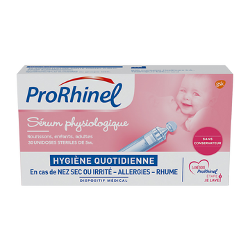 Sérum physiologique PRORHINEL 30x5ml