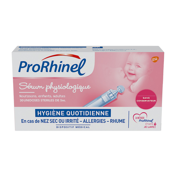 Sérum physiologique PRORHINEL 30x5ml