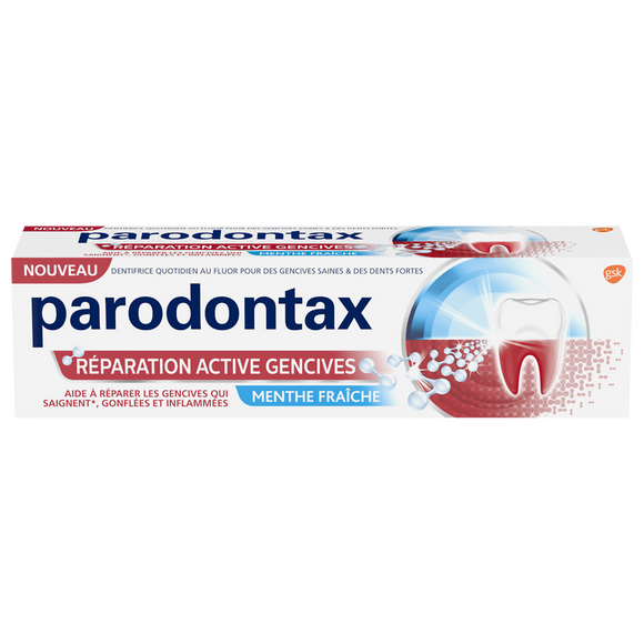 Dentifrice réparation active gencives menthe fraiche PARODONTAX 75ml