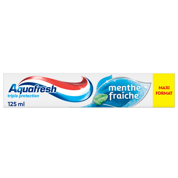 Dentifrice triple protection menthe fraîche AQUAFRESH x125ml