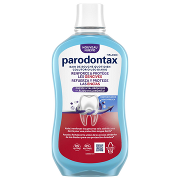 Bain de bouche renforce et protège menthe fraîche PARODONTAX 500ml
