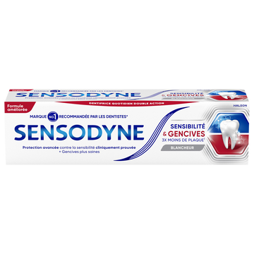 Dentifrice SENSODYNE Sens&Gencives Blancheur 75mL