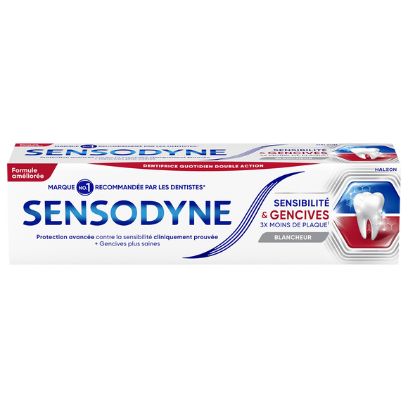 Dentifrice SENSODYNE Sens&Gencives Blancheur 75mL