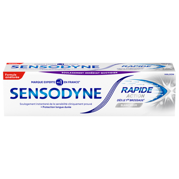 Dentifrice SENSODYNE rapide action blancheur 75mL