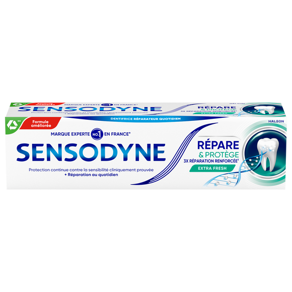 Dentifrice SENSODYNE répare & protège extra fresh 75ml