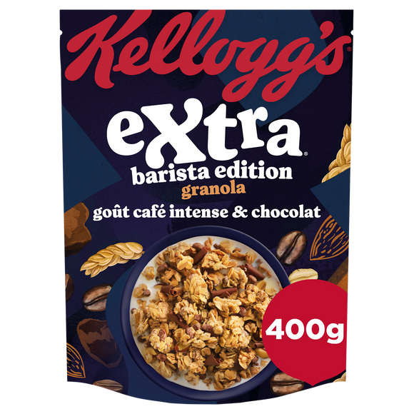 Céréales Extra Barista Granola KELLOGG'S Café & Chocolat - 400g