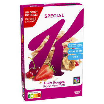 Céréales Special K KELLOGG'S Fruits Rouges - 450g