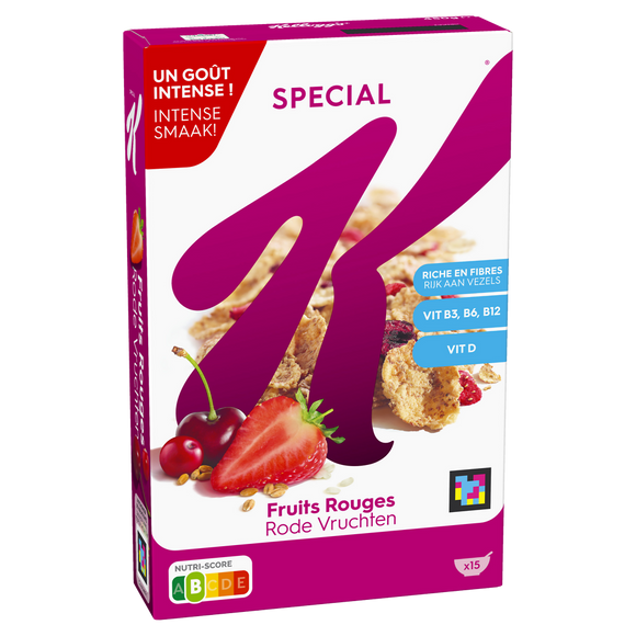 Céréales Special K KELLOGG'S Fruits Rouges - 450g