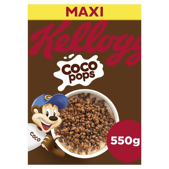 Céréales COCO POPS original Kellogg's, paquet 550g