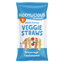 Biscuit bébé Veggie Straws saveur fromage dés 9 mois KIDDYLICIOUS 4x12g