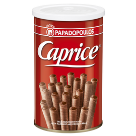Gaufrettes viennoise fourrées à la crème de noisettes et au cacao, CAPRICE PAPADOPOULOS, 115g