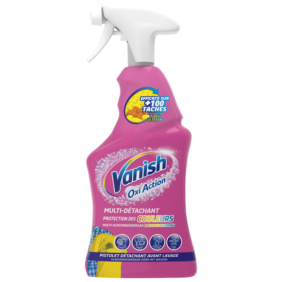 Détachant avant lavage Oxy Action VANISH, pistolet de 750ml