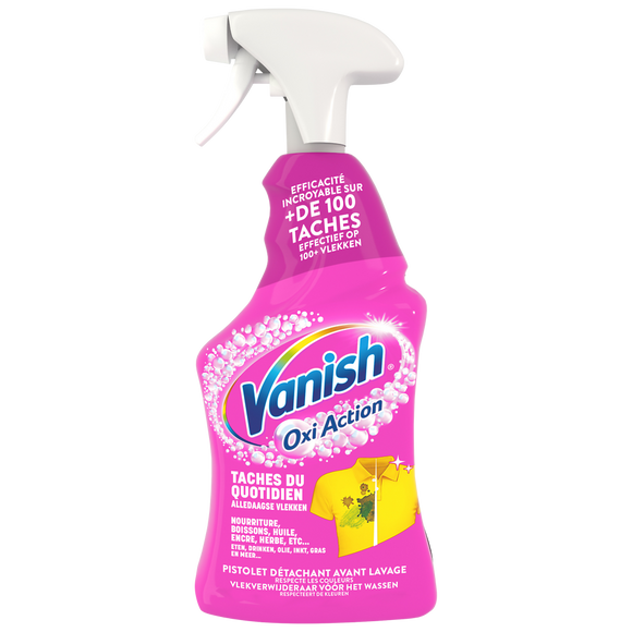 Détachant avant lavage Oxy Action VANISH, pistolet de 750ml