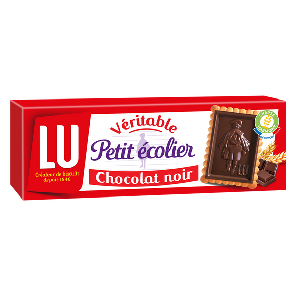 Biscuits petit beurre chocolat noir Petit Ecolier LU - Paquet de 150g