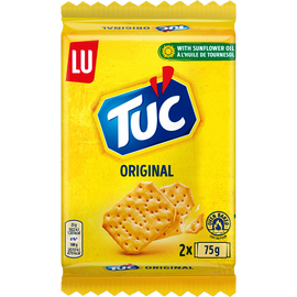 Biscuits apéritifs crackers salés Original TUC LU - Paquet de 75g