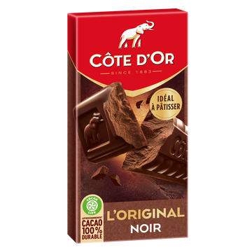 Chocolat noir L'Original COTE D'OR - Tablette de 200g