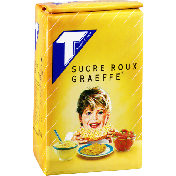 Sucre roux graeffe, paquet de 1kg