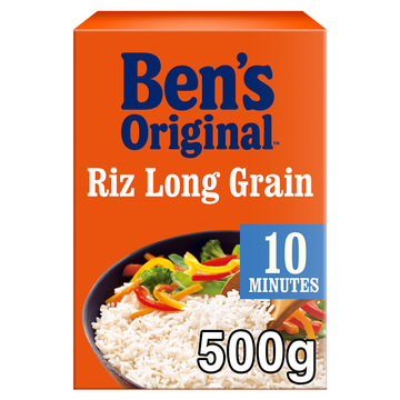 Riz Long grain cuisson rapide 10min BEN'S ORIGINAL - Vrac 500g