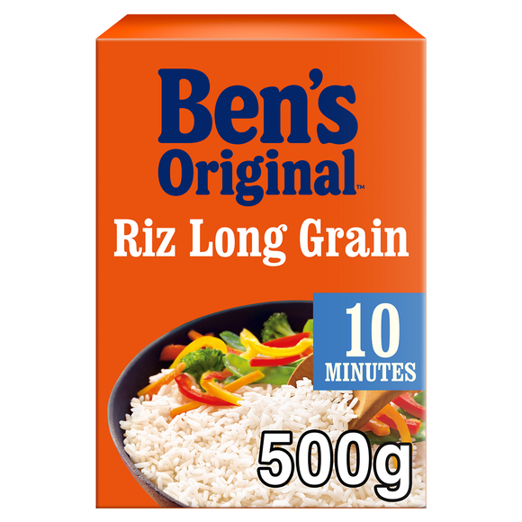Riz Long grain cuisson rapide 10min BEN'S ORIGINAL - Vrac 500g