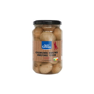 Oignons bruns VIEUX SYSTEME, bocal de 370ml