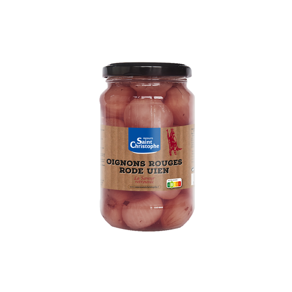 Oignons rouges VIEUX SYSTEME, bocal de 370ml