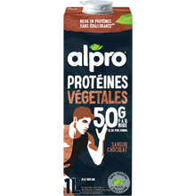 Boisson végétale soja chocolat protéinée ALPRO -brique 1l