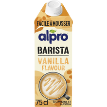 Boisson Végétale Barista Avoine et Soja Saveur Vanille ALPRO - briquede 750ml