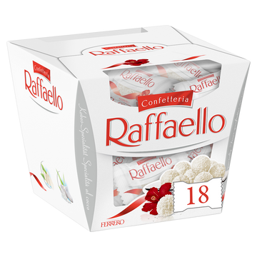 Confiserie chocolat Ballotin Bouchées noix de coco amandes RAFFAELLO -180g