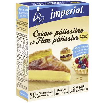 Crème pâtissière et flan pâtissier vanille IMPERIAL, 800g