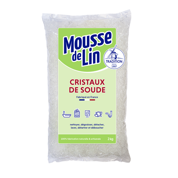 Cristaux de soude MOUSSE DE LIN TRADITION sachet 2kg